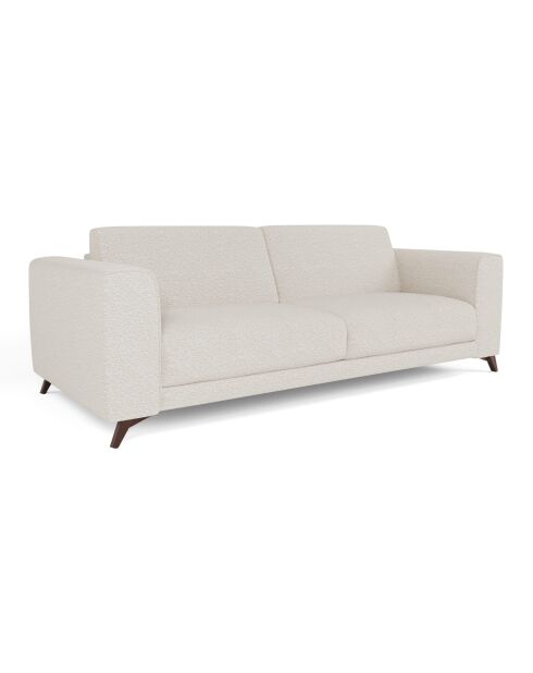 Express converteerbare slaapbank 140 cm MILANO Cream Boucle-stof - 210x105x75