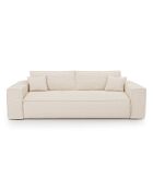 Slaapbankmatras Express 160cm RUBY crème corduroy - 236x100x80