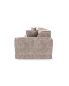 5-Sitzer-Sofa mit 2 dekorativen Kissen RUBEN Velours Taupe - 323x95x78