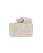 5-zitsbank met 2 sierkussens RUBEN Velours Cream - 323x95x78