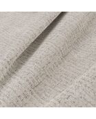 Fauteuil pivotant NELLY Velours chenillé Crème - 81x98x77