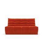 Canapé 3 places modulable Jody Velours ORANGE - 175x112x80