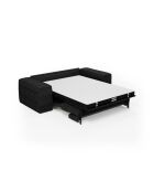 Express Schlafsofa 140cm Matratze RUBY Cord XXL schwarz Kord - 216x100x80