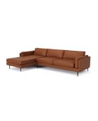 Mikael linkes Ecksofa Kamelleder - 261x154x80