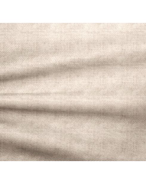 Express converteerbare slaapbank 140 cm RUBY crème fluweel - 216x100x80