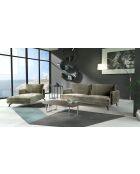 Sofá Unic de 3 plazas verde granito - 220x92x83