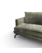 Sofá Unic de 3 plazas verde granito - 220x92x83