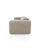 NOVA 3-zitsbank Beige fluweel met patroon - 205x97x73