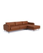 Mikael rechtwinkliges Sofa aus Kamelleder - 261x154x80