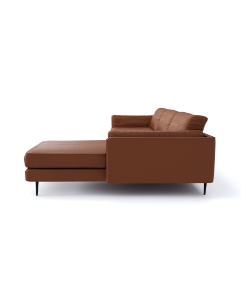 Mikael rechtwinkliges Sofa aus Kamelleder - 261x154x80