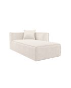 Dormeuse Rolf right in tessuto Terry Off-white - 170x105x63