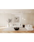 Dormeuse Rolf right in tessuto Terry Off-white - 170x105x63