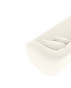 EMY 3-zitsbank Creme Boucle stof - 205x88x77