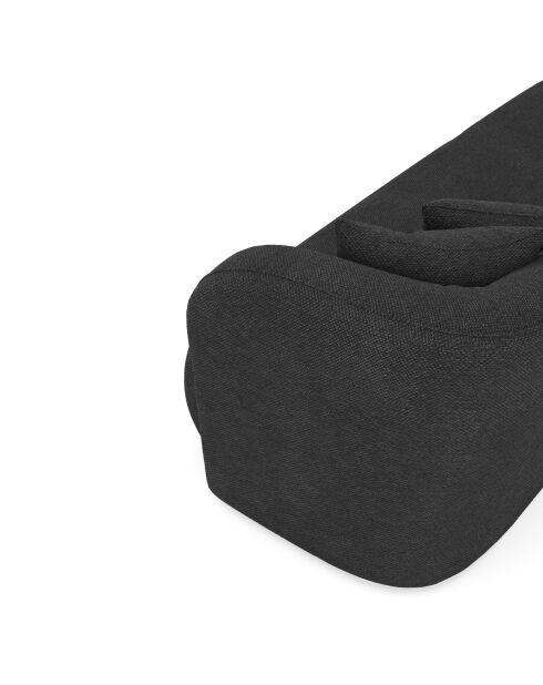 EMY 2-Sitzer-Sofa aus anthrazitgrauem Webstoff - 185x88x77