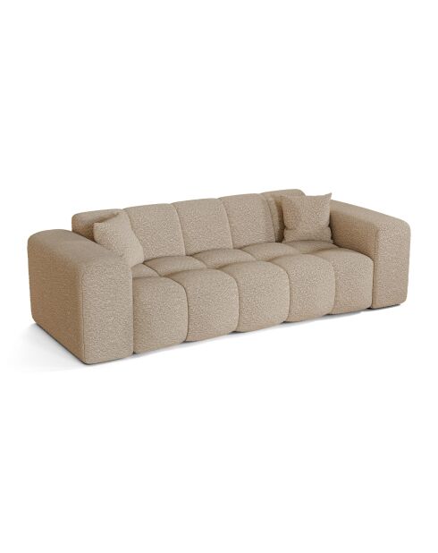 COVA 4-Sitzer-Sofa Taupe Boucle Fabric - 247x94x69,5