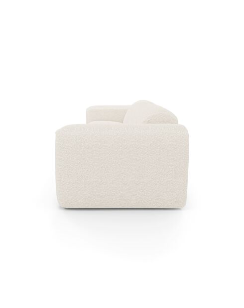 NOVA Bouclette Cream 4-Sitzer-Sofa - 245x9x73