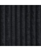 5-Sitzer-Sofa mit 2 dekorativen Kissen RUBEN Corduroy XXL Schwarz - 323x95x78