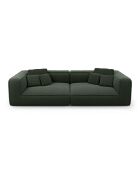 ROMY 3-Sitzer-Sofa Weich gewebter Duschstoff khakigrün - 250x105x70