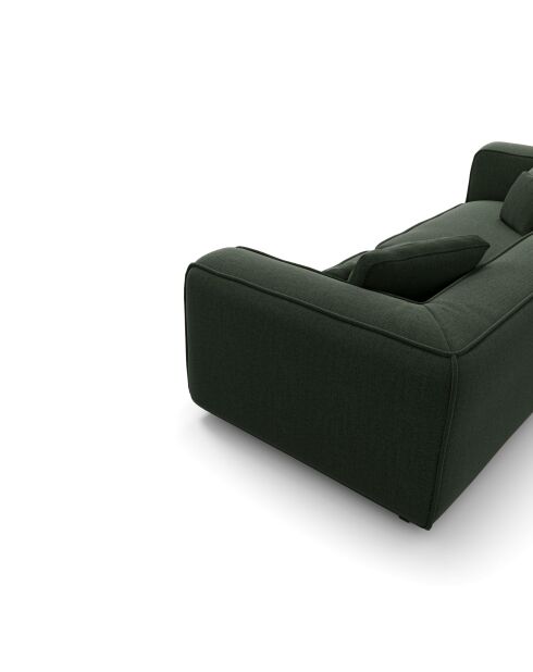ROMY 3-Sitzer-Sofa Weich gewebter Duschstoff khakigrün - 250x105x70