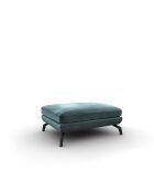 POUF UNIC BLEU PETROLE - 90x70x46