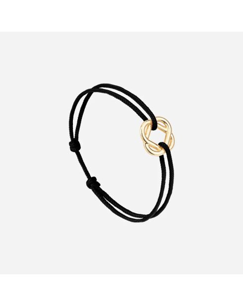 Pulsera Augure chapada en oro negro