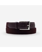 Ceinture modèle extensible Flavie brune