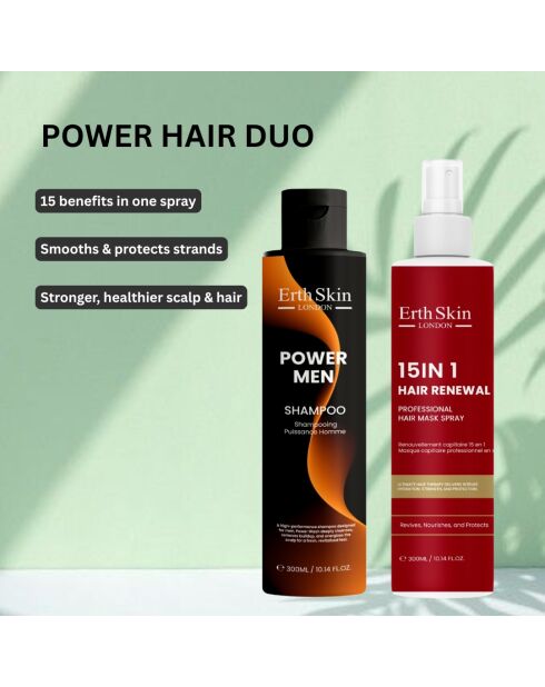 Set de cuidado del cabello para hombre