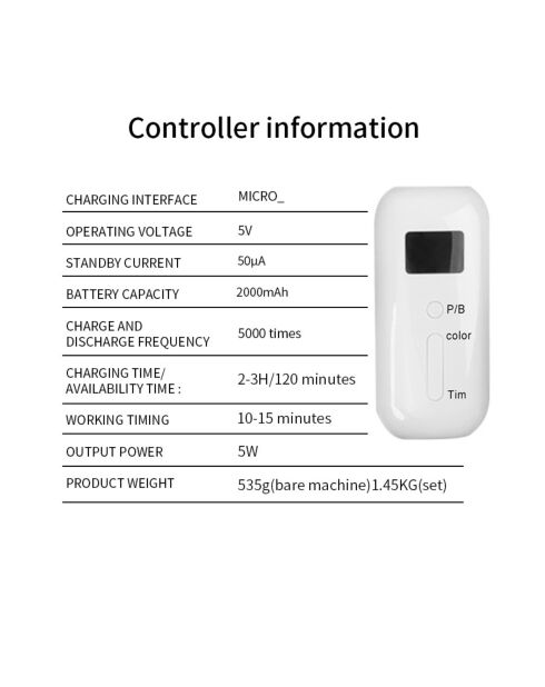 7-farbige LED-Therapiehandschuhe