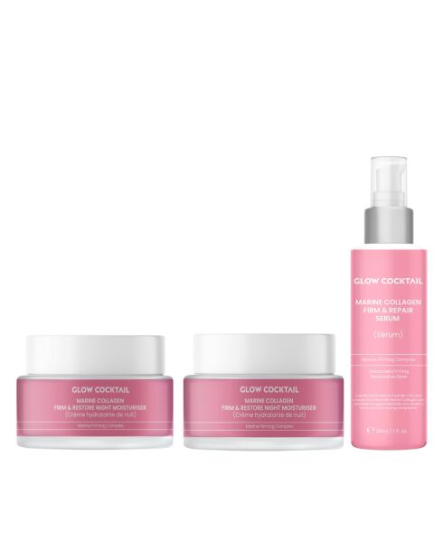 3-delige gezichtsverzorgingsset met zeecollageen