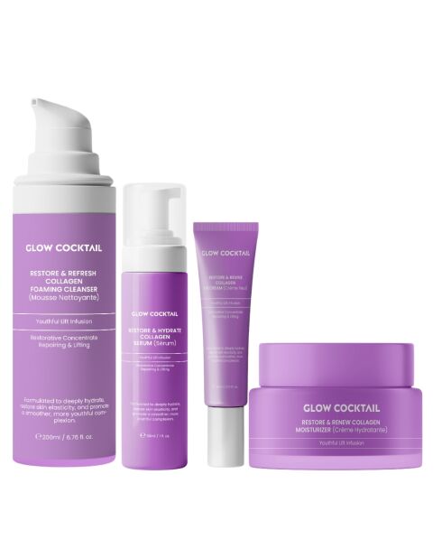 Collageen gezichtsverzorgingsset herleeft en vernieuwt