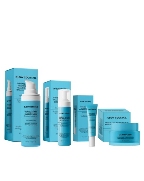 Gezichtsverzorgingsset met hyaluronzuur (3 stuks)