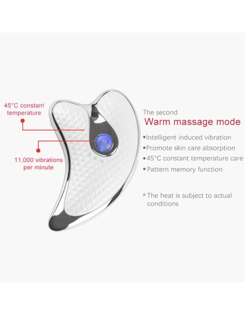 Massaggiatore a microcorrente a vibrazione sonica GuaSha