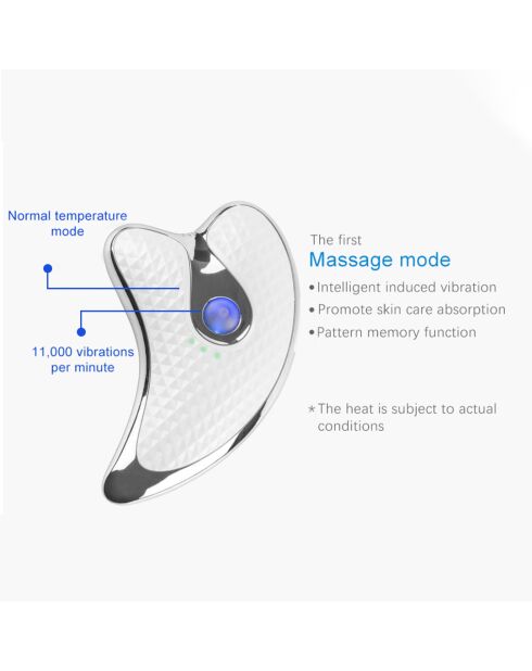 Massaggiatore a microcorrente a vibrazione sonica GuaSha