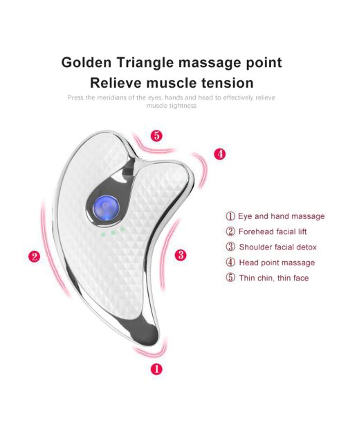 Massaggiatore a microcorrente a vibrazione sonica GuaSha