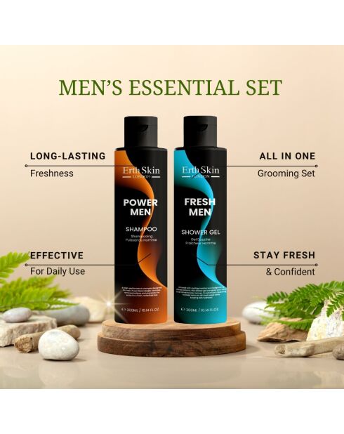 Set de cuidado de ducha para hombre