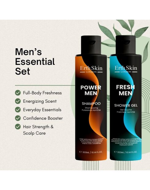 Set de cuidado de ducha para hombre