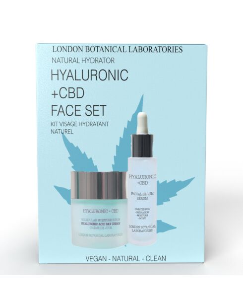 Coffret visage LBL-CBD + Acide hyaluronique