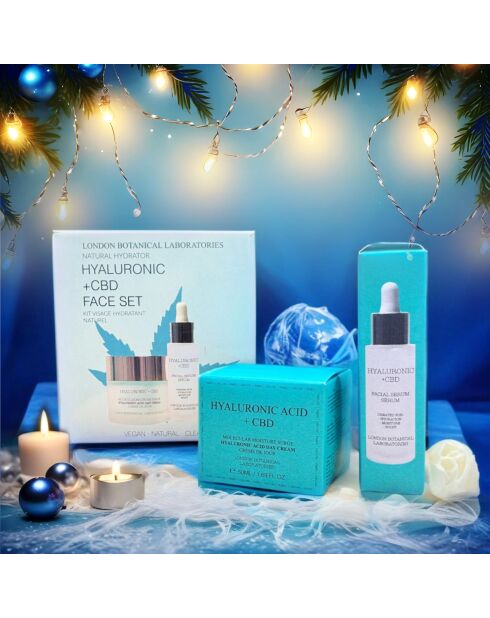 Coffret visage LBL-CBD + Acide hyaluronique