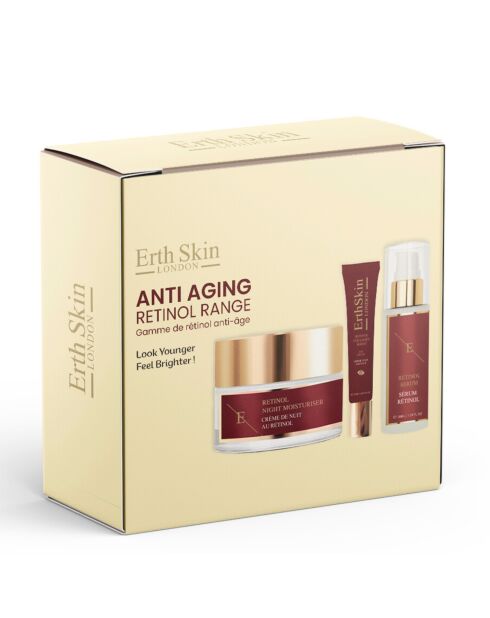 Coffret de la gamme anti-âge au rétinol - 3 pièces