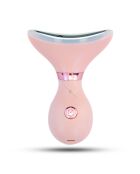LED-Anti-Aging-System für Hals- und Kieferkontur - (rosa Farbe)