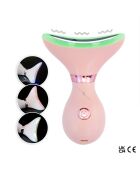 LED-Anti-Aging-System für Hals- und Kieferkontur - (rosa Farbe)