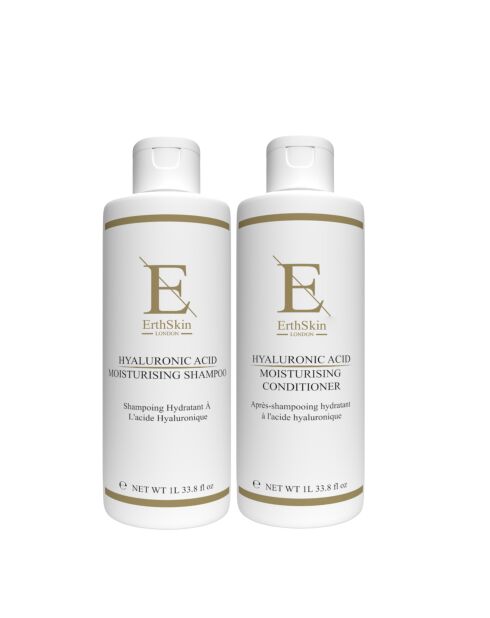 Hydraterende haarverzorgingsset van 1 liter (2 stuks)