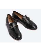 Zeer zachte, plantaardig gelooide instappers van kalfsleer Lichtbeige