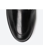 Zeer zachte, plantaardig gelooide instappers van kalfsleer Lichtbeige