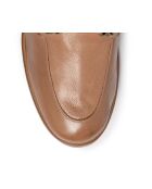 Mocassins en veau tannage végétal très souple Beige clair