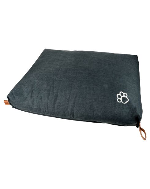 Cuscino rettangolare in poliestere 100*80*h12cm city anthracite