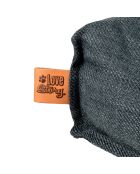 Cuscino rettangolare in poliestere 100*80*h12cm city anthracite