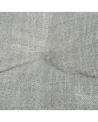 Cuscino reversibile in poliestere a forma di fiocco di neve 107* 62* h5cm city grigio chiaro