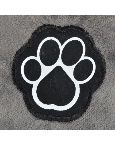 Coussin rectangle polyester 90*60cm patchy gris/noir