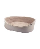 Cestino ovale Newton interno morbido 60* 43 cm ecru